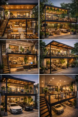 Mezannine Cafe Modern di Tarogong Kidul